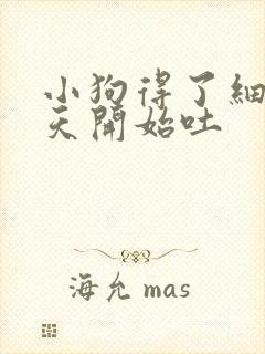 小狗得了细小几天开始吐