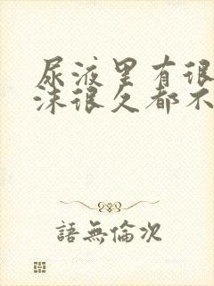 尿液里有很多泡沫很久都不消失