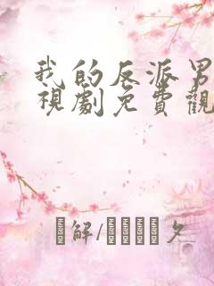 我的反派男友电视剧免费观看全集