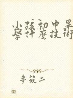 小孩初中毕业能学什么技术