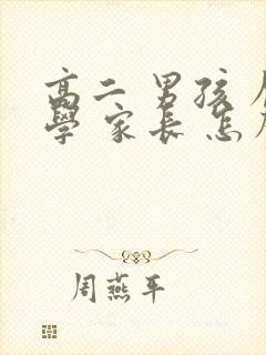 高二 男孩 厌学 家长 怎么办