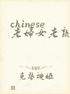 chinese老妇女老熟妇hd