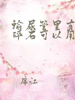 输尿管里有结石碎石可以用激光吗