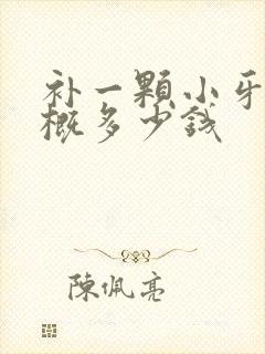 补一颗小牙洞大概多少钱