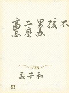 高二男孩不上学怎么办