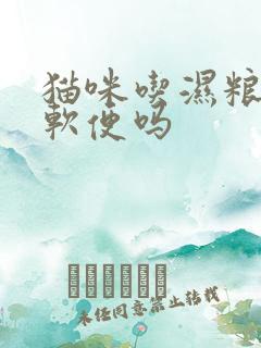 猫咪吃湿粮容易软便吗