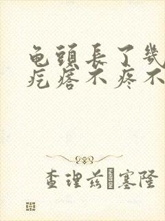 龟头长了几个小疙瘩不疼不痒