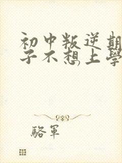 初中叛逆期的孩子不想上学