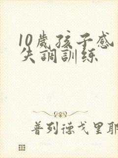 10岁孩子感统失调训练