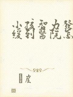 小孩智力发育迟缓到医院怎么检查