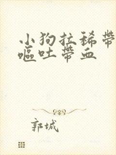 小狗拉稀带血 呕吐带血