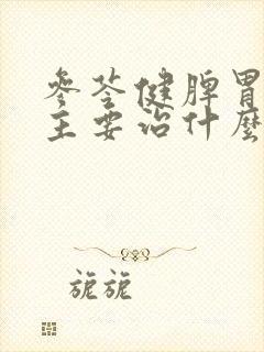 参苓健脾胃颗粒主要治什么