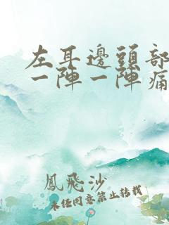 左耳边头部神经一阵一阵痛