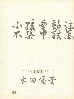 小孩爱动注意力不集中该怎么解决