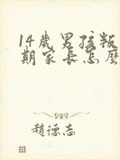 14岁男孩叛逆期家长怎么办?