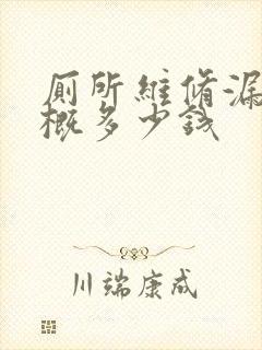 厕所维修漏水大概多少钱