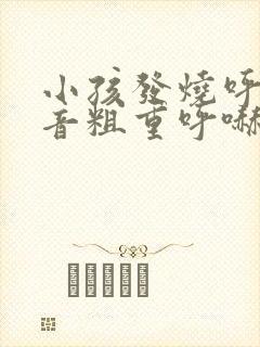 小孩发烧呼吸声音粗重呼哧呼哧的