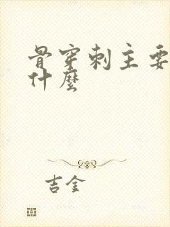 骨穿刺主要检查什么