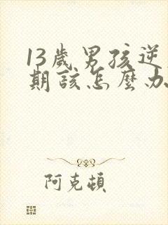 13岁男孩逆反期该怎么办