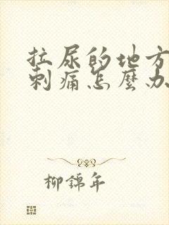 拉尿的地方有点刺痛怎么办