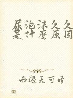 尿泡沫久久不散是什么原因