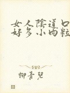 女人阴道口起了好多小肉粒