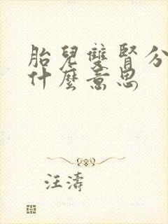 胎儿双肾分离是什么意思