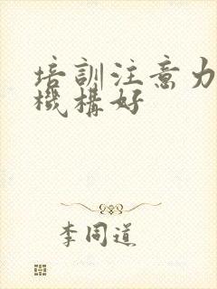 培训注意力哪家机构好