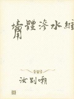 墙体渗水维修费用