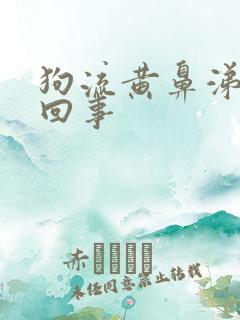 狗流黄鼻涕怎么回事