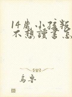 14岁小孩叛逆不想读书怎么办