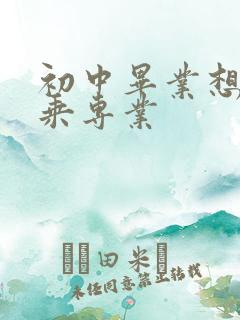 初中毕业想学空乘专业