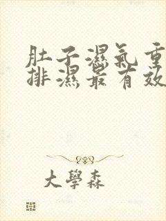 肚子湿气重怎么排湿最有效