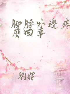 脚脖外边疼是怎么回事