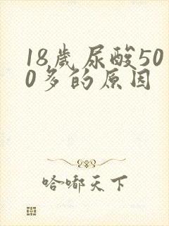 18岁尿酸500多的原因
