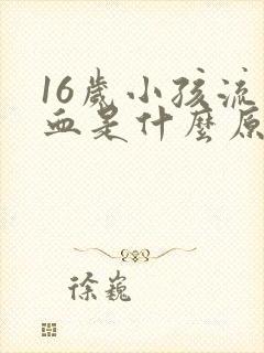 16岁小孩流鼻血是什么原因引起的