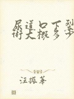 尿道口下裂做手术大概多少钱