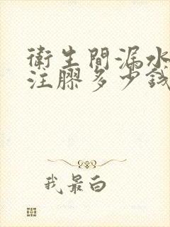 卫生间漏水打孔注胶多少钱