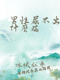 男性尿不出尿是什么病