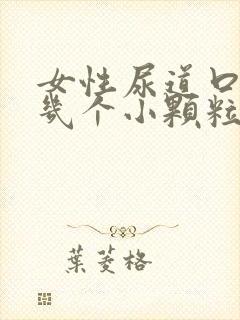 女性尿道口边有几个小颗粒