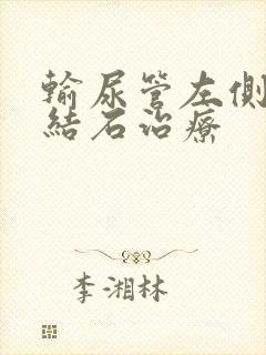 输尿管左侧下段结石治疗