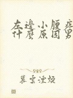 左边小腹疼痛是什么原因男性