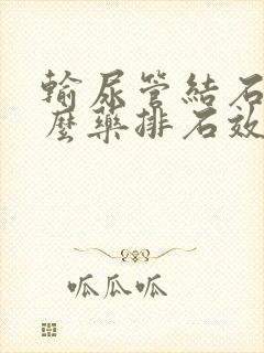 输尿管结石吃什么药排石效果好