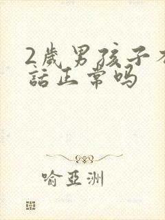 2岁男孩子不说话正常吗