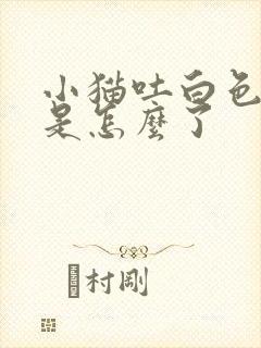 小猫吐白色粘液是怎么了