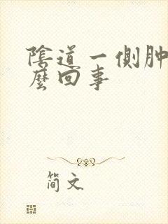 阴道一侧肿疼怎么回事