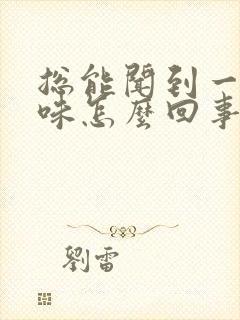 总能闻到一股臭味怎么回事