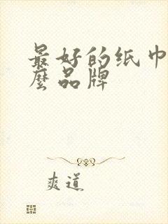 最好的纸巾是什么品牌