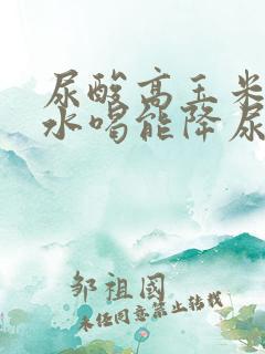 尿酸高玉米须泡水喝能降尿酸吗