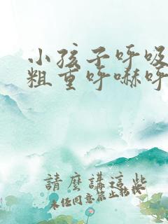 小孩子呼吸声音粗重呼哧呼哧的